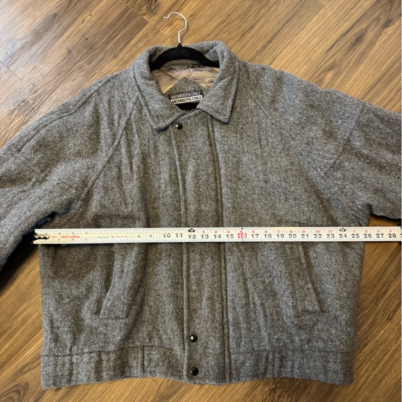 Vintage men’s Members Only 100% pure wool jacket size 46 (XL) - Picture 6 of 14